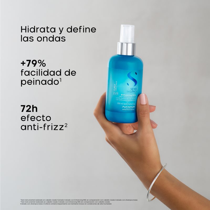 Alfaparf Milano Semi Di Lino Curls Enhancing Milk Definition-Creme 200 ml (Bild 4)