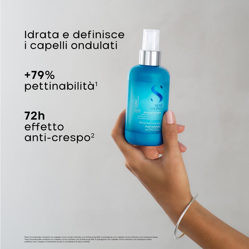 Alfaparf Milano Semi Di Lino Curls Enhancing Milk Definition-Creme 200 ml (Bild 5)