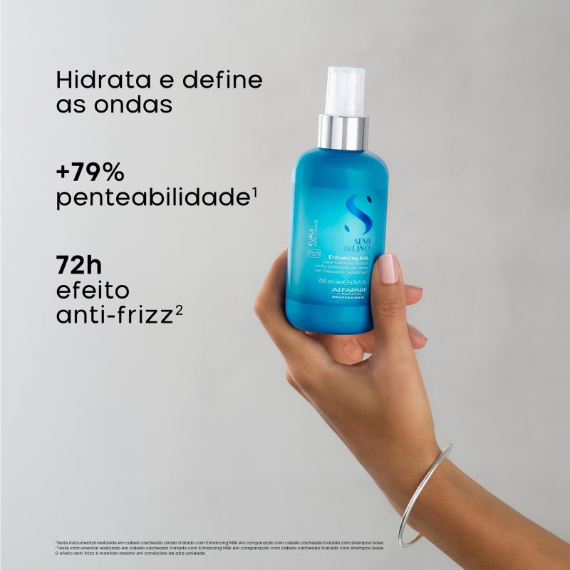 Alfaparf Milano Semi Di Lino Curls Enhancing Milk Definition-Creme 200 ml (Bild 6)