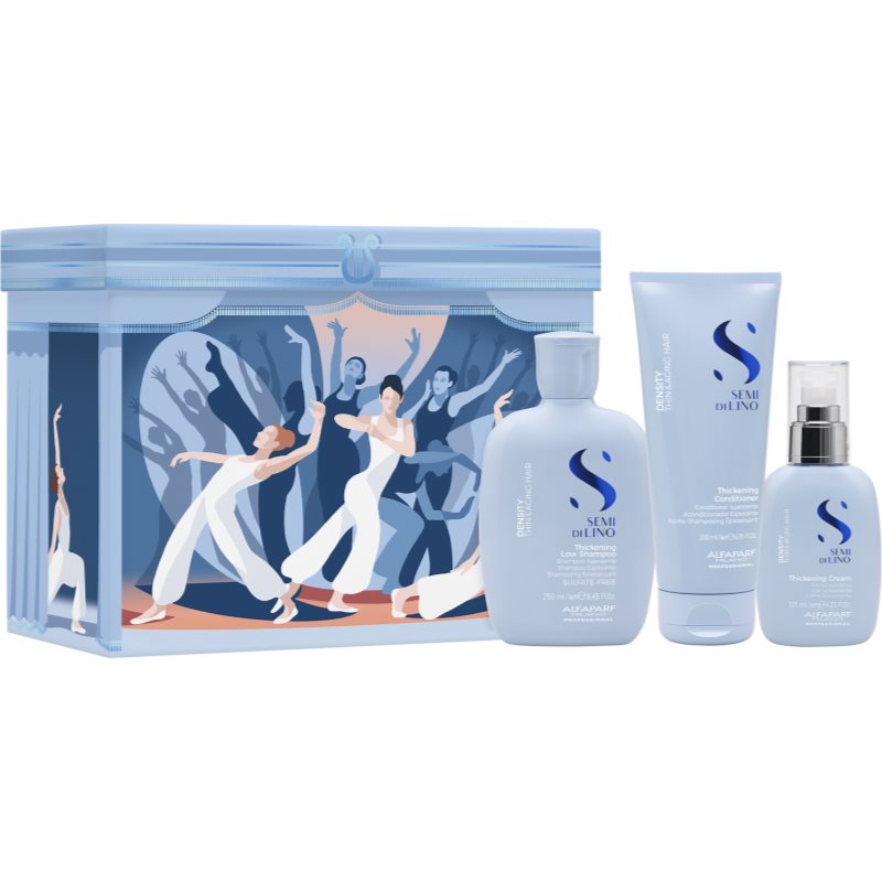 Alfaparf Milano Semi di Lino Density Holiday Kit lote de regalo para aumentar la densidad del cabello