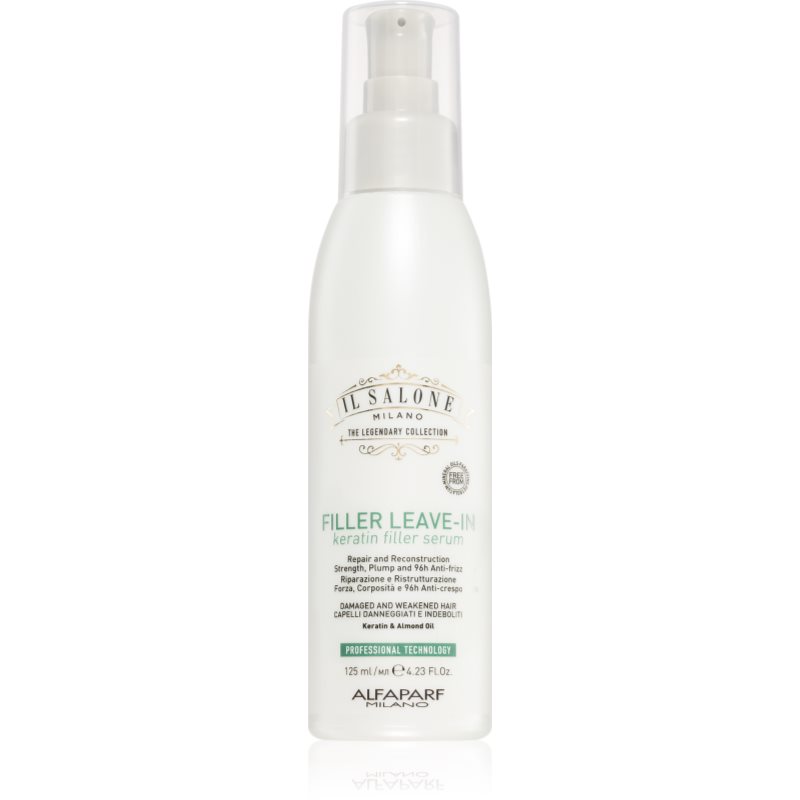 Alfaparf Milano Il Salone Milano Keratin Filler Serum sérum pro suché a poškozené vlasy 125 ml
