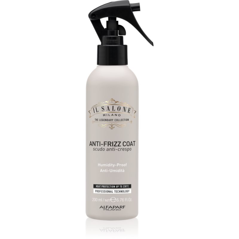 Alfaparf Milano Il Salone Milano Anti-Frizz Coat spray protector y de fijación para el cabello antiencrespamiento con termoprotección 200 ml