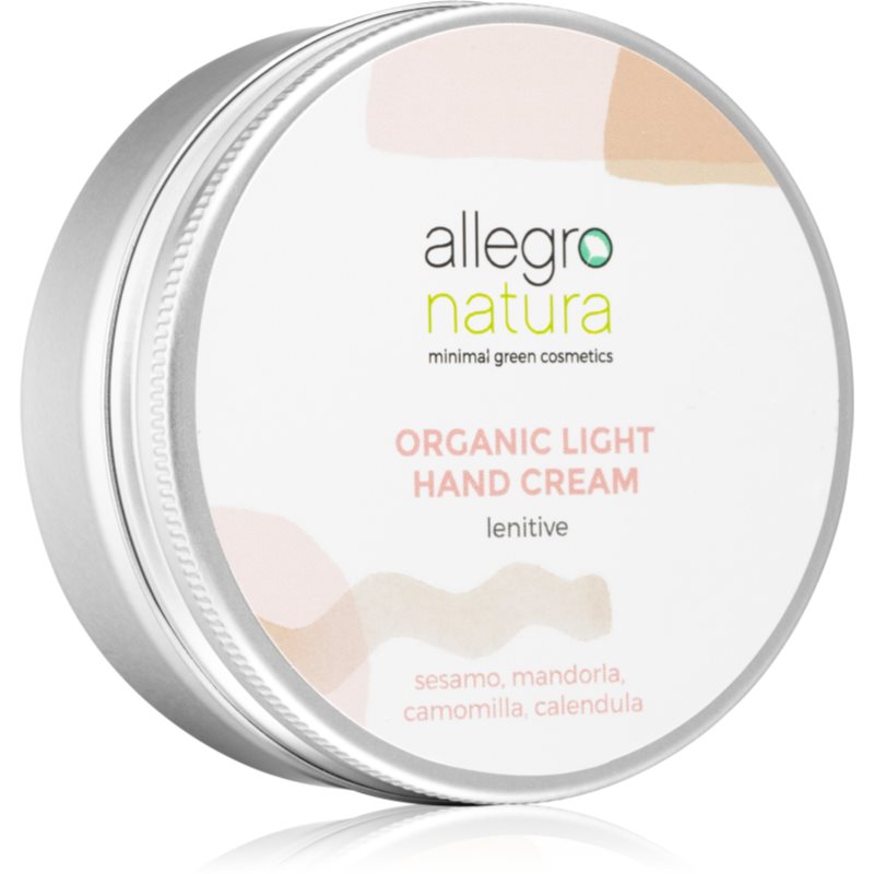 Allegro Natura Organic lengvos tekstūros drėkinamasis kremas rankoms 60 ml