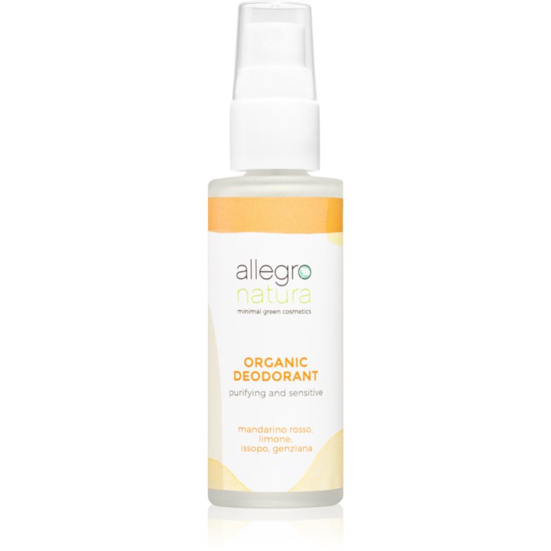 Allegro Natura Organic purškiamasis dezodorantas 30 ml