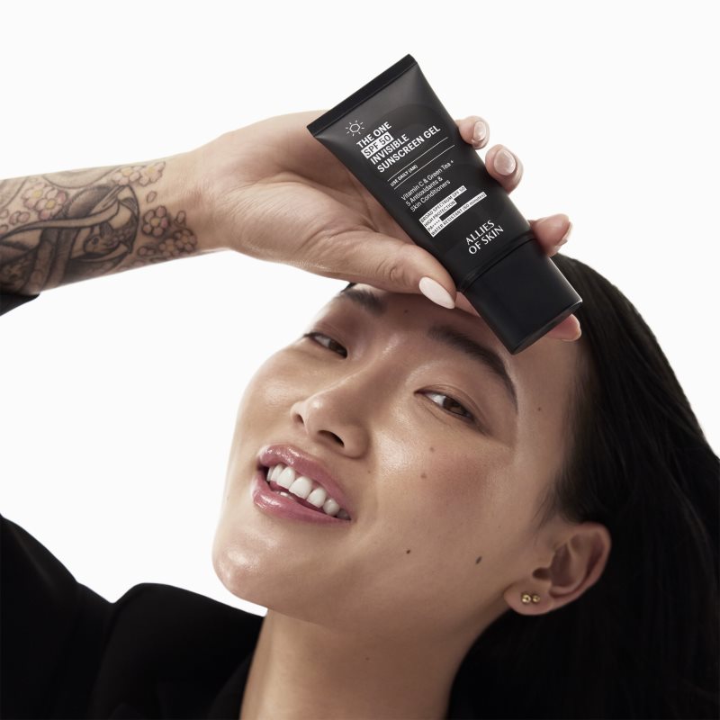Allies of Skin The One Invisible Suncscreen Gel neviditelný matující gel SPF 50 50 ml (obrázek 5)