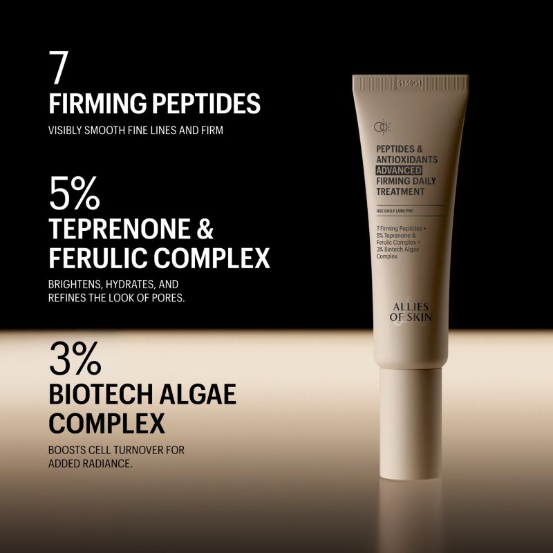 Allies of Skin Peptides & Antioxidants Advanced intenzivně zpevňující denní a noční krém pro hydrataci a vypnutí pokožky 48 ml (obrázek 3)
