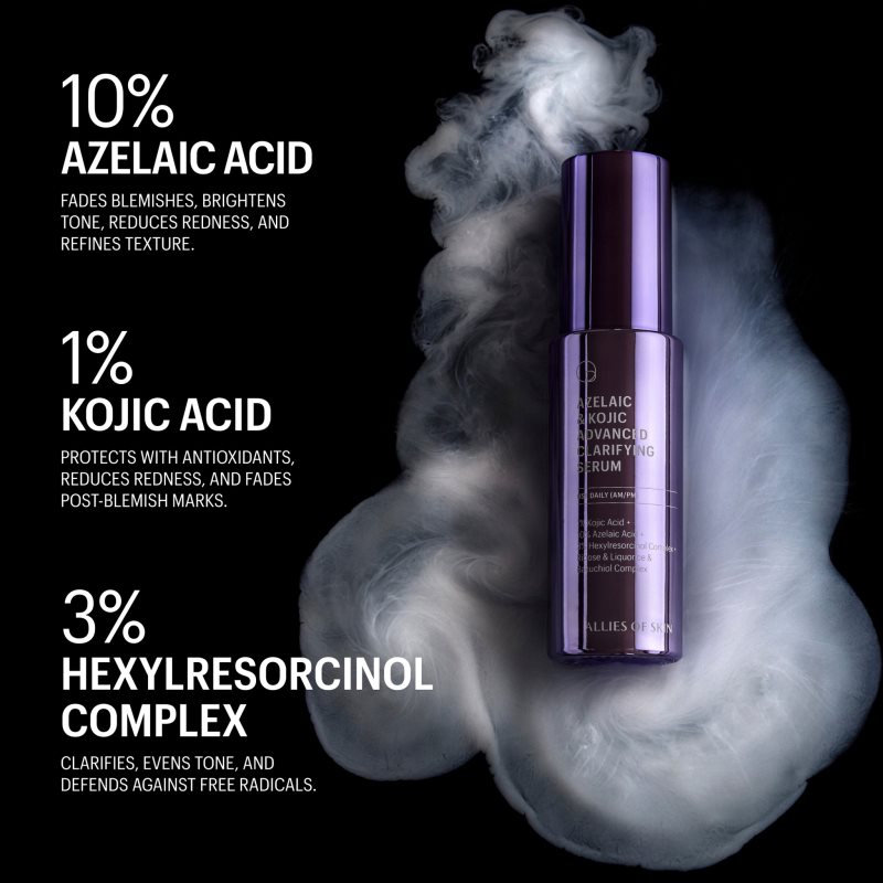 Allies of Skin Azelaic & Kojic Advanced Clarifying Serum hloubkově obnovující sérum na obličej 30 ml (obrázek 5)