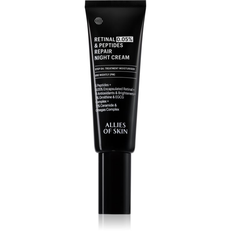 Allies of Skin 0.05% Retinal & Peptides Vitaliserande nattkräm 48 ml female