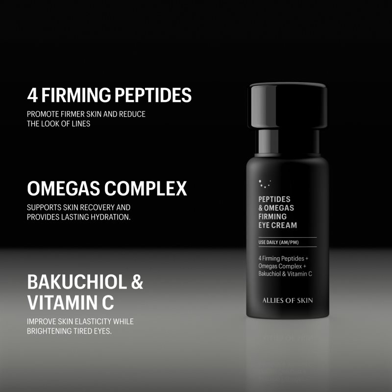 Allies of Skin Peptides & Omegas zpevňující oční krém 15 ml (obrázek 3)