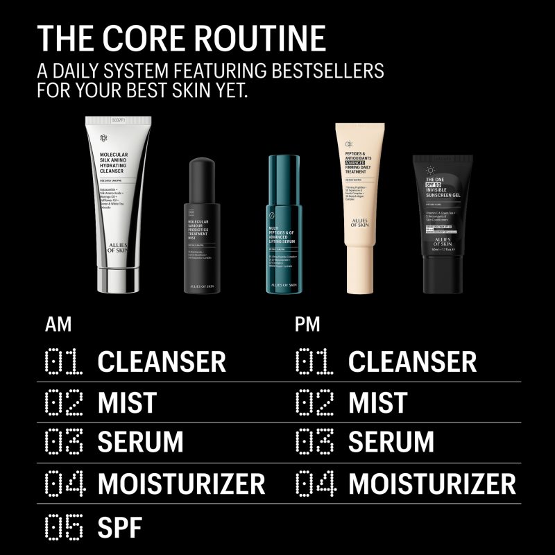 Allies of Skin Molecular Silk Amino Hydrating Cleanser hydratační čisticí gel s aminokyselinami 25 ml (obrázek 6)