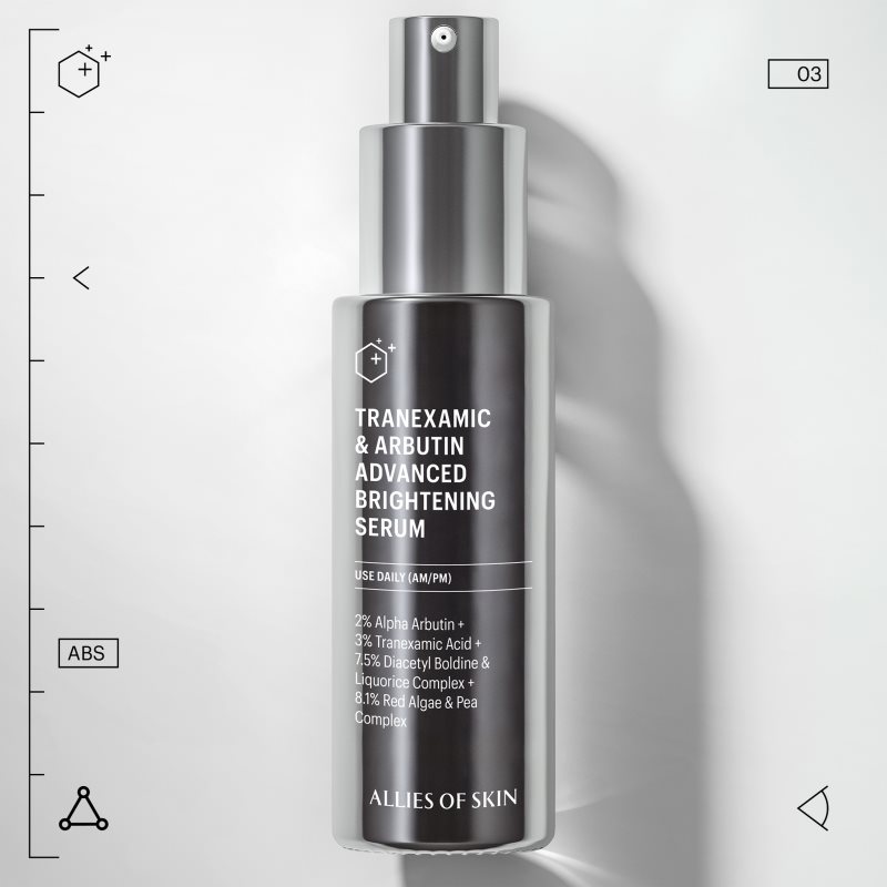 Allies of Skin Tranexamic & Arbutin Advanced rozjasňující sérum proti nedokonalostem pleti 30 ml (obrázek 3)