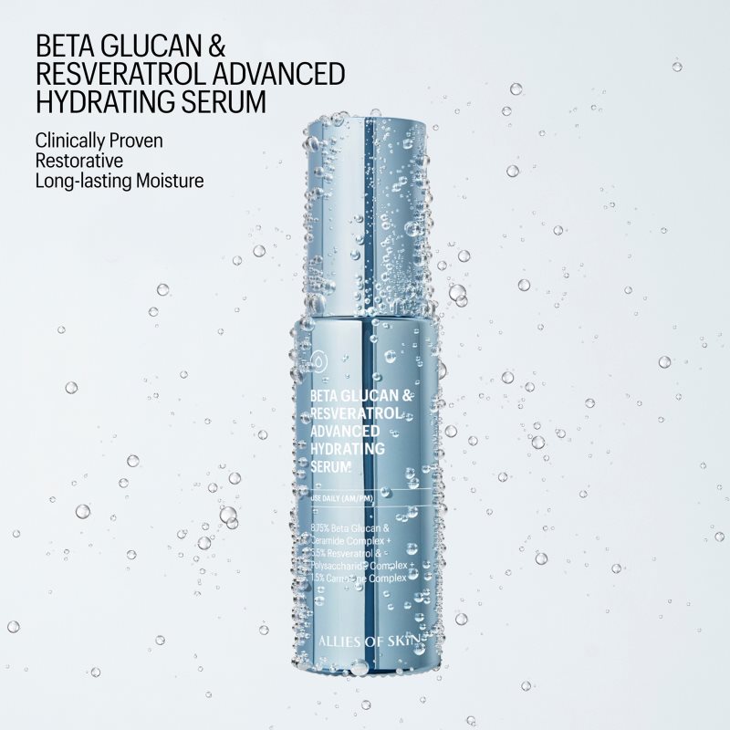 Allies of Skin Beta Glucan & Resveratrol Advanced Hydrating Serum intenzivně hydratační sérum 30 ml (obrázek 4)
