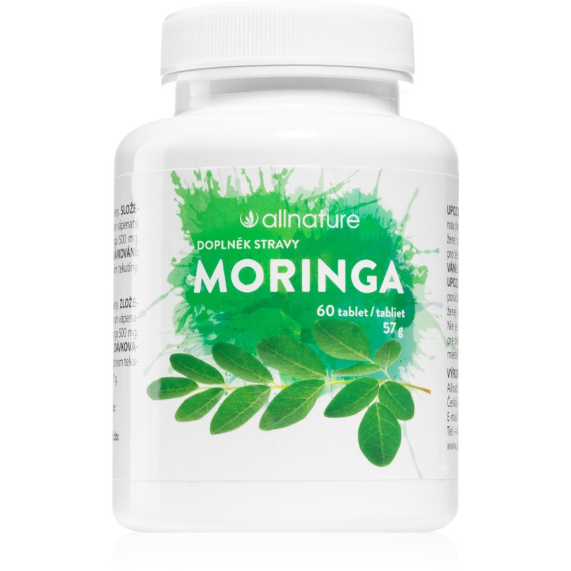 Allnature Moringa tablety s revitalizačním účinkem 60 tbl