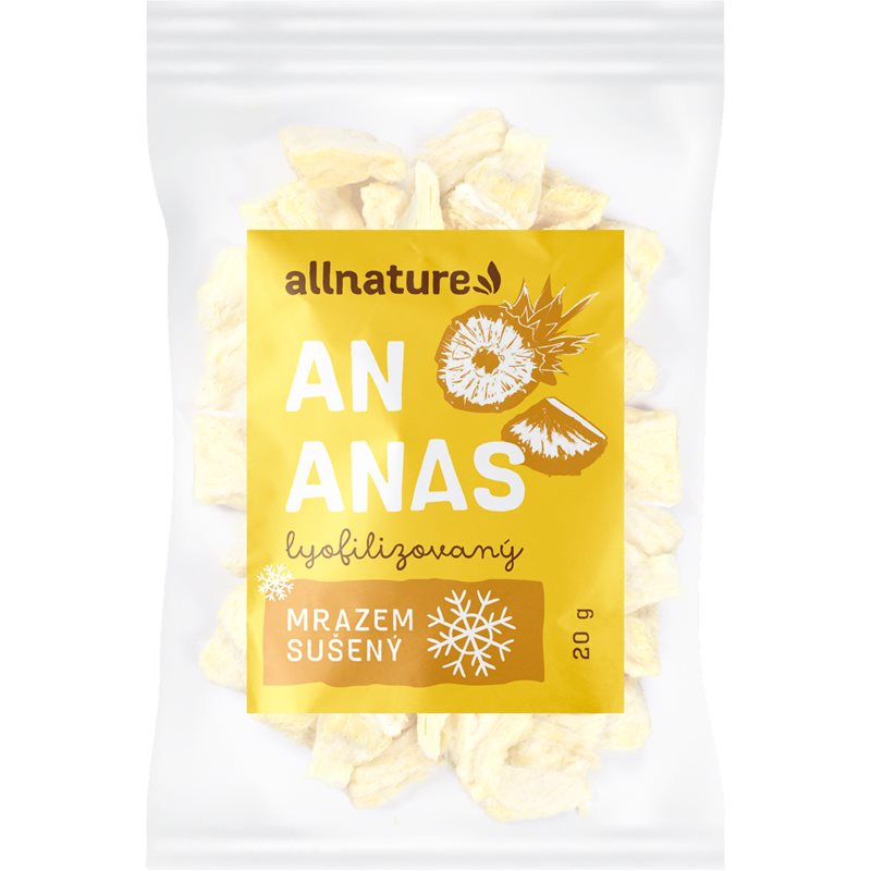 Allnature Ananás mrazom sušený mrazom sušené ovocie 20 g