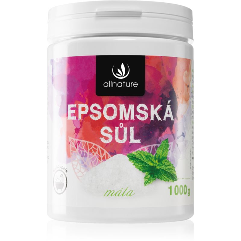 Allnature Epsom salt Mint vonios druska 1000 g