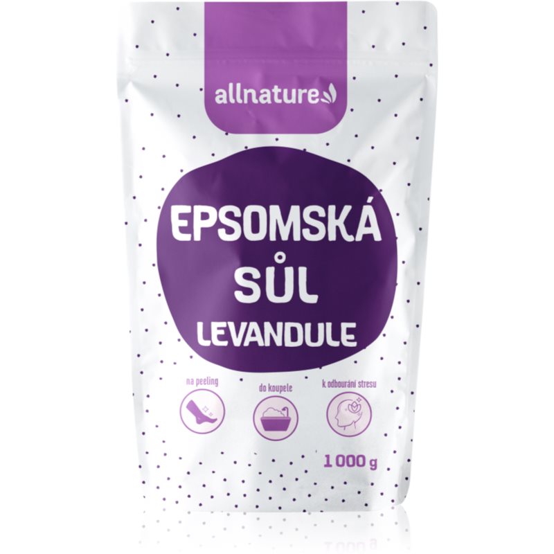 E-shop Allnature Epsomská sůl Levandule sůl do koupele 1000 g