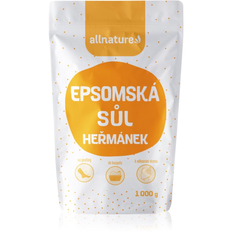 E-shop Allnature Epsomská sůl Heřmánek sůl do koupele 1000 g