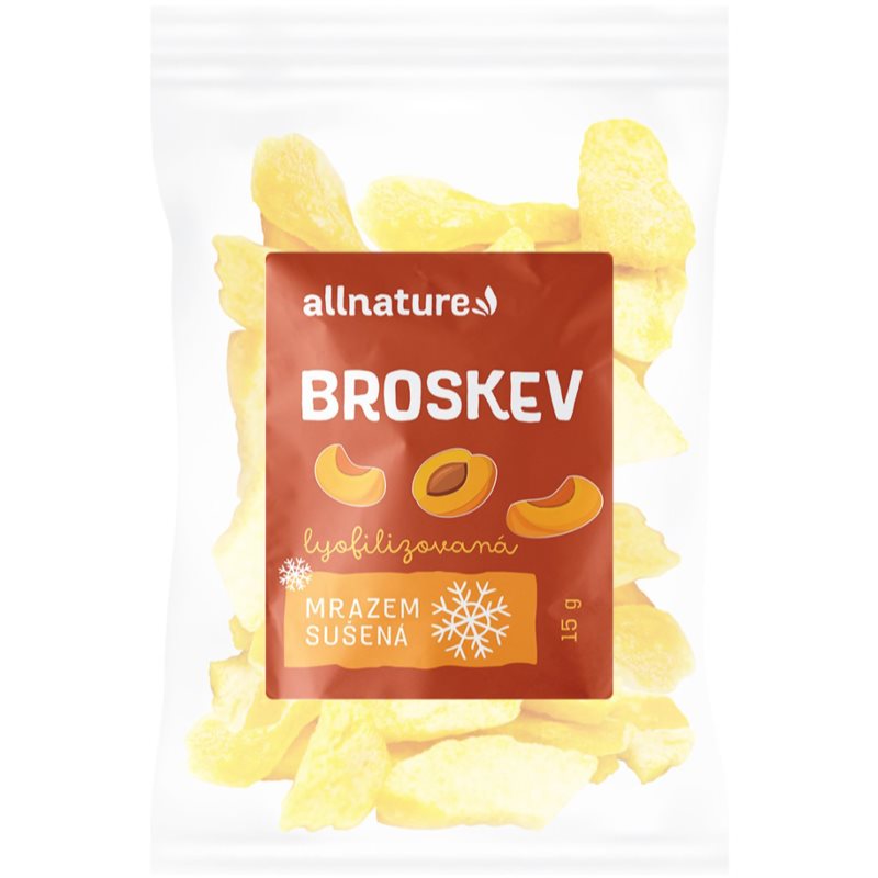 E-shop Allnature Broskev mrazem sušená mrazem sušené ovoce 15 g