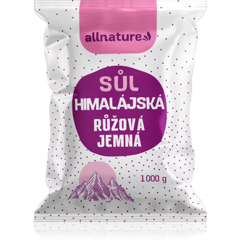 Allnature Himalájská soľ ružová jemná kuchynská soľ 1000 g kúpite na Notino.sk