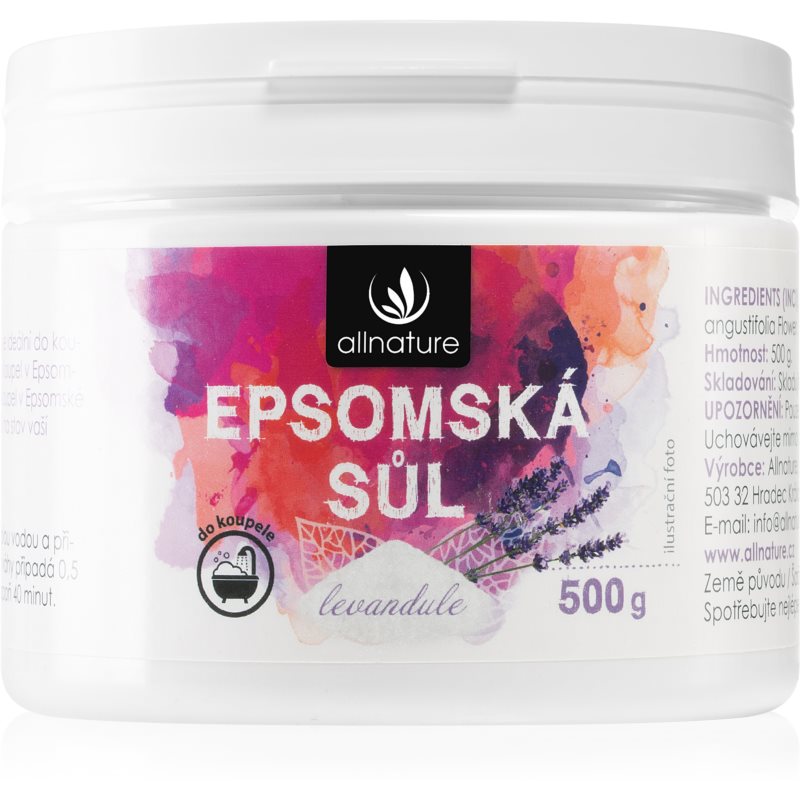 Allnature Epsom salt Lavender vonios druska 500 g
