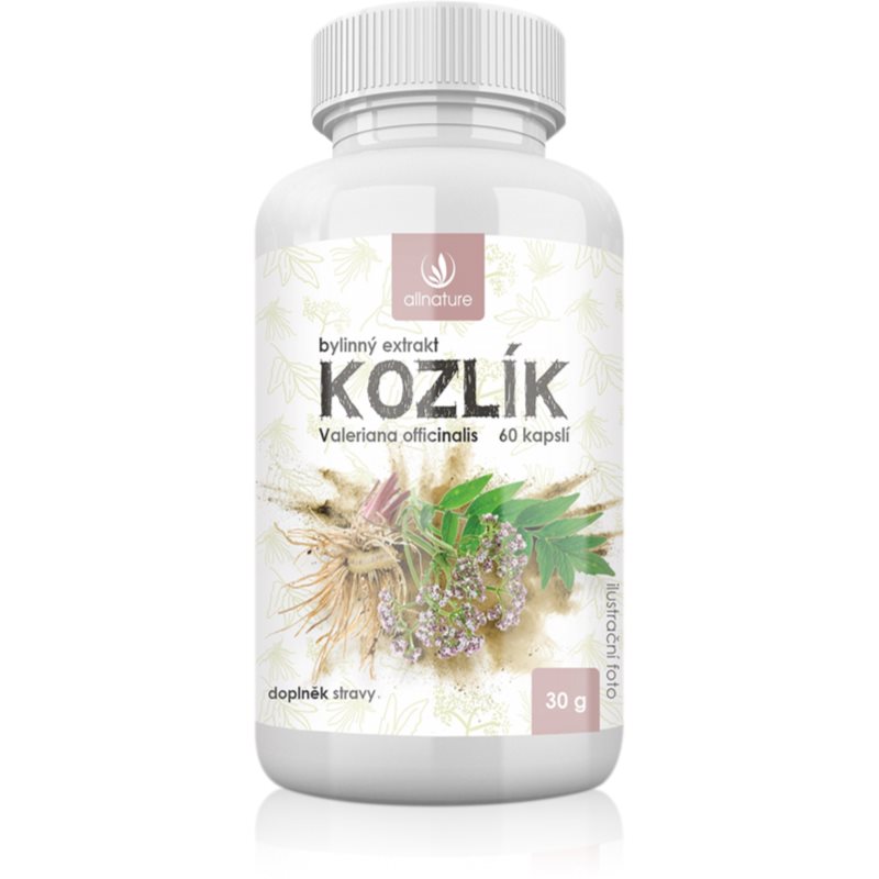 Allnature Kozlík bylinný extrakt 60 kapslí koupíte na Notino.cz