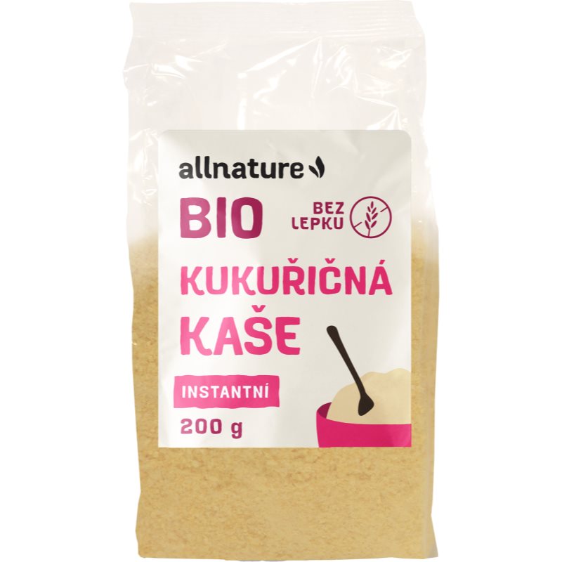 Allnature Kukuřičná kaše BIO instantní kaše bez lepku 200 g