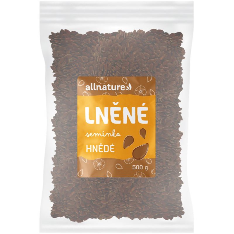 Allnature Ľanové semienko hnedé semienka 500 g kúpite na Notino.sk
