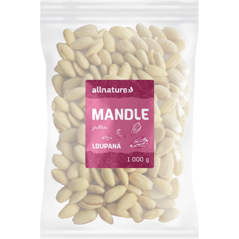 Allnature Mandle lúpané jadrá lúpané 1000 g kúpite na Notino.sk