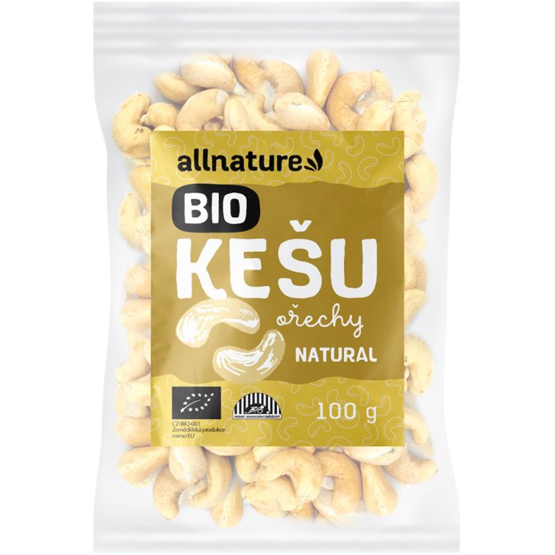 Allnature Kešu ořechy BIO ořechy v BIO kvalitě 100 g koupíte na Notino.cz