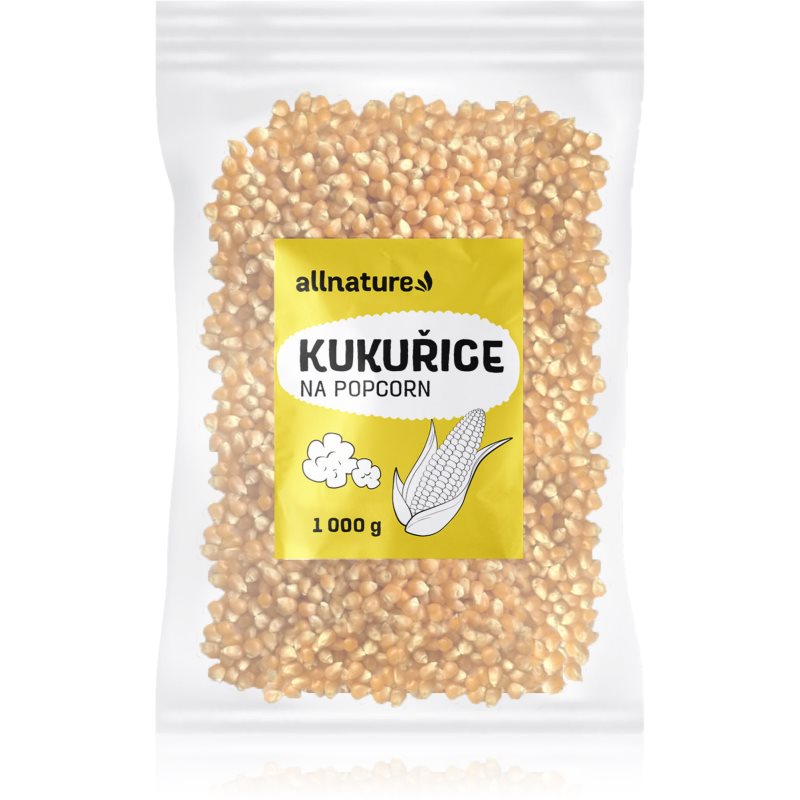 Allnature Kukurica na popcorn na prípravu pukancov 1000 g