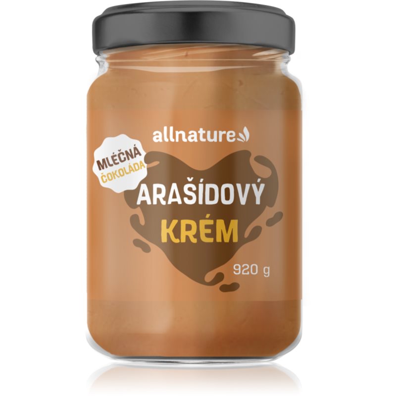 Allnature Arašídový krém s mléčnou čokoládou 920 g