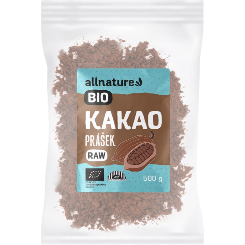 Allnature Kakaový prášek RAW BIO kakaový prášek v BIO kvalitě 500 g
