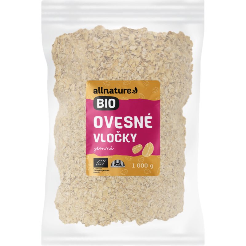 Allnature Ovesné vločky jemné BIO 1000 g koupíte na Notino.cz
