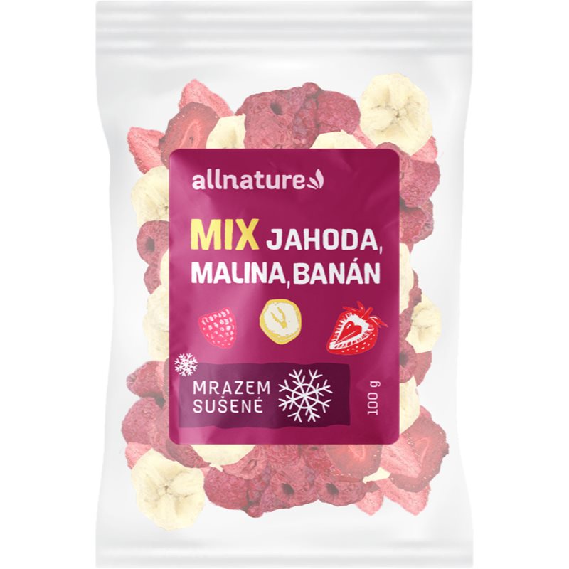 Allnature Jahoda malina banán mix suš.mrazem 100g koupíte na Notino.cz