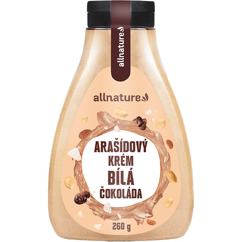 Allnature Arašídový krém bílá čokoláda 260g koupíte na Notino.cz