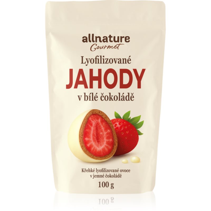Allnature Jahody sušené mrazem v bílé čoko 100g koupíte na Notino.cz