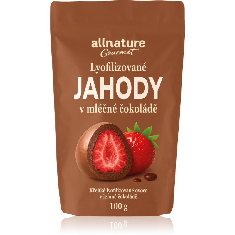 Allnature Jahody sušené mrazem v mléčné čoko 100g koupíte na Notino.cz