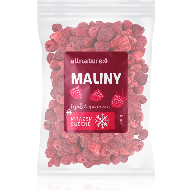 Allnature Maliny mrazem sušené mrazem sušené ovoce 100 g