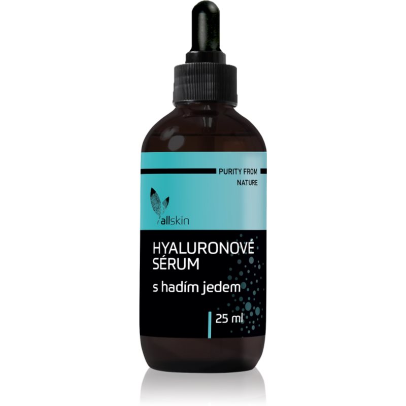 Allnature Allskin Hyaluronic serum with snake venom hyaluron szérum a ráncok ellen 25 ml