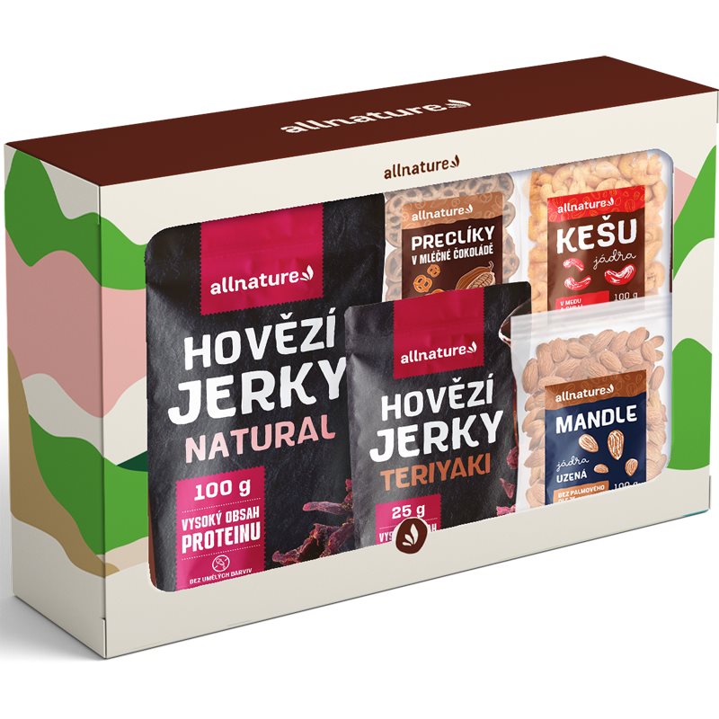 Allnature Darčeková sada Slané maškrtenie darčekové balenie