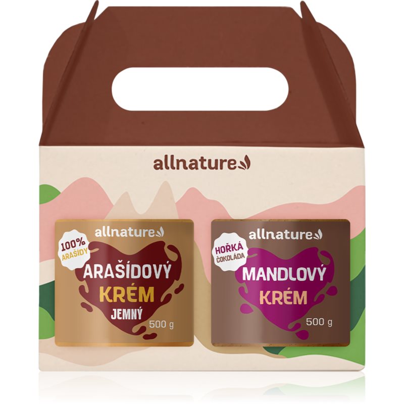 Allnature Darčeková sada štyroch orieškových krémov darčekové balenie