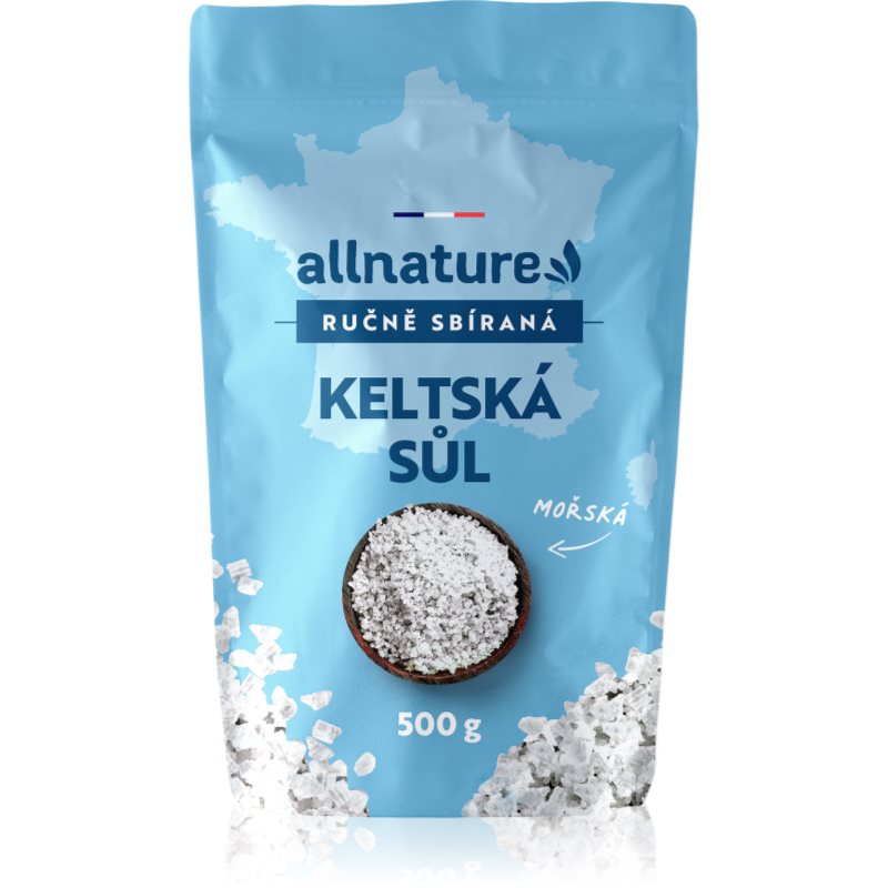 Allnature Keltská sůl mořská ručně sbíraná 500g