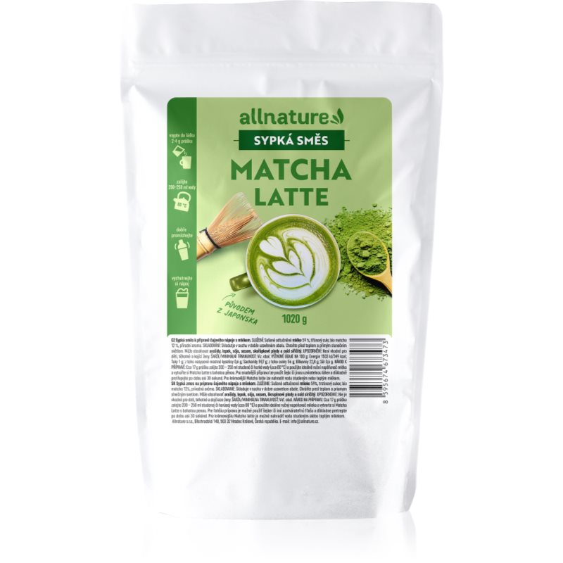 Allnature Matcha latte 1020g