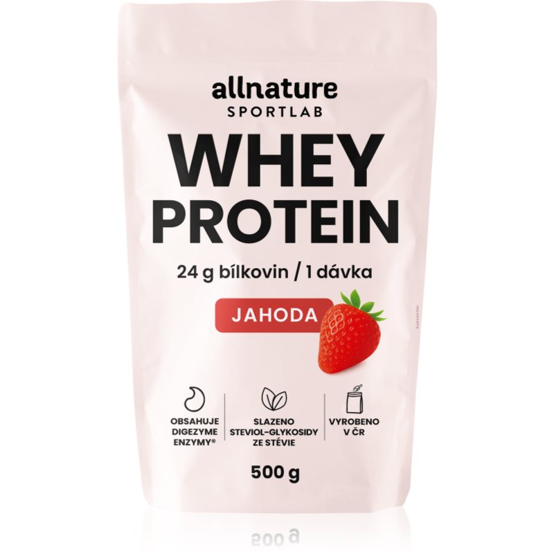 Allnature Sportlab WHEY Protein jahoda 500g