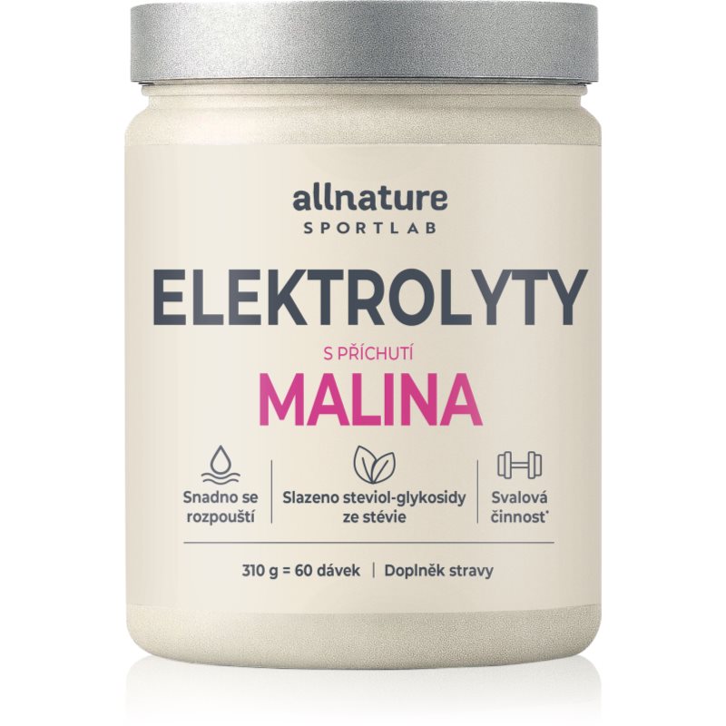 Allnature Sportlab Elektrolyty malina 310g