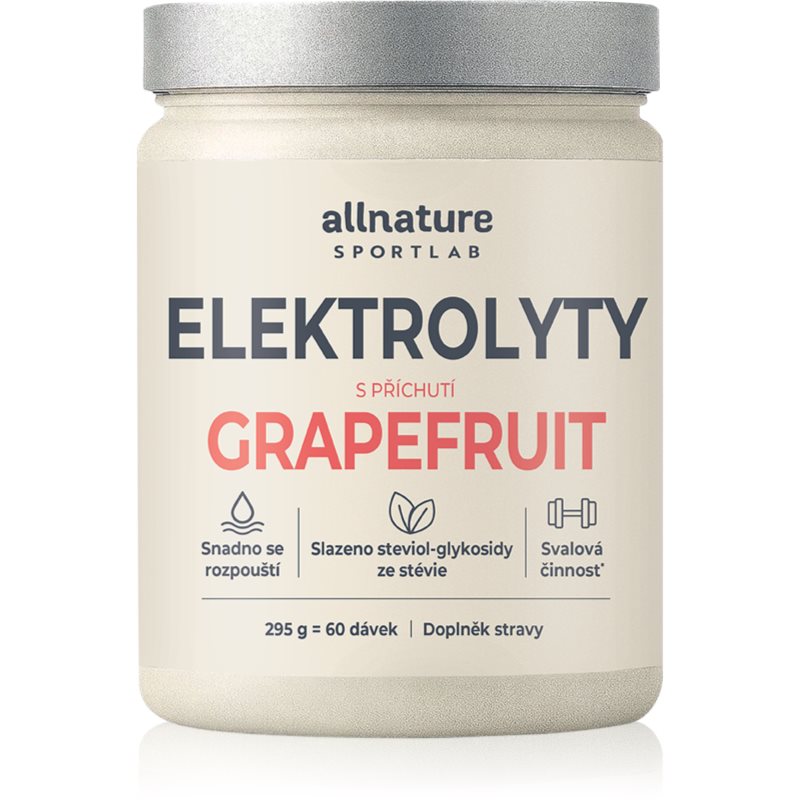 Allnature Sportlab Elektrolyty grapefruit 295g