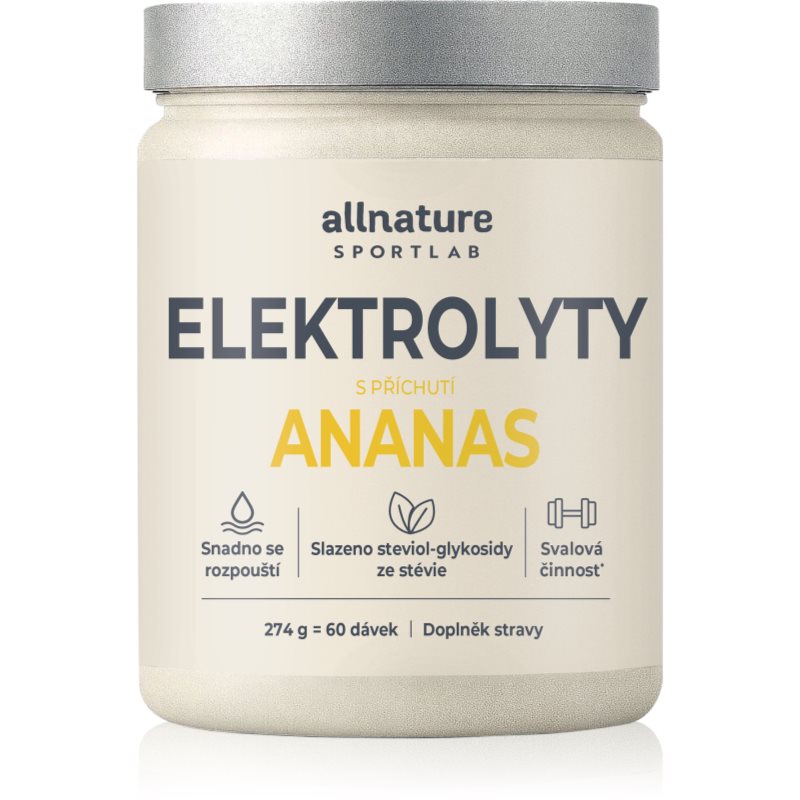 Allnature Sportlab Elektrolyty ananas 274g
