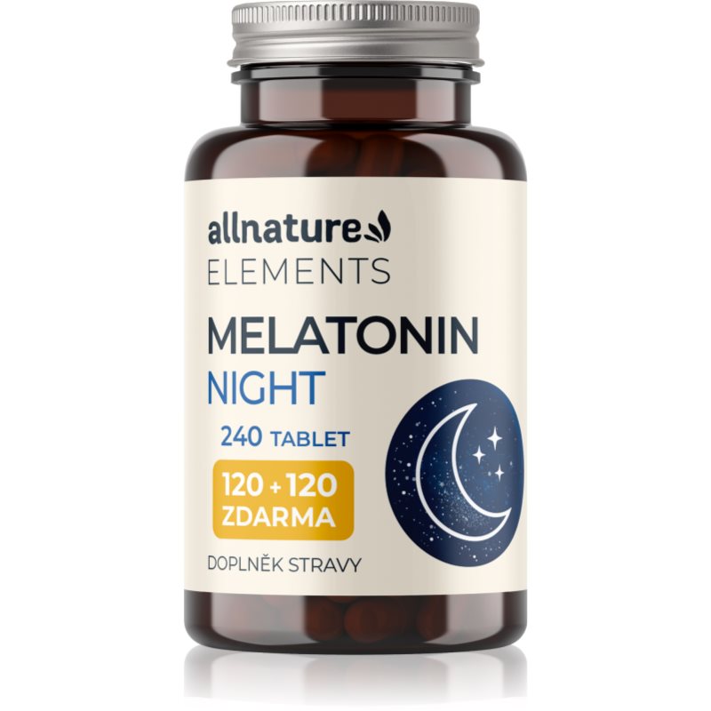 Allnature Elements Melatonin Night tbl.120+120 koupíte na Notino.cz