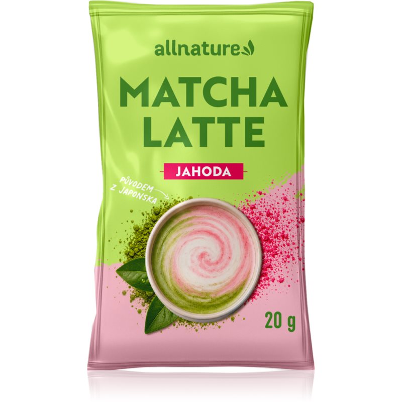 Allnature Matcha latte jahoda 20 g