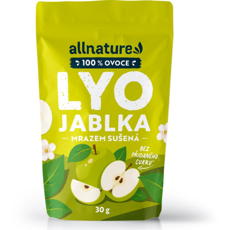Allnature Jablka sušená mrazem mrazem sušené ovoce 30 g